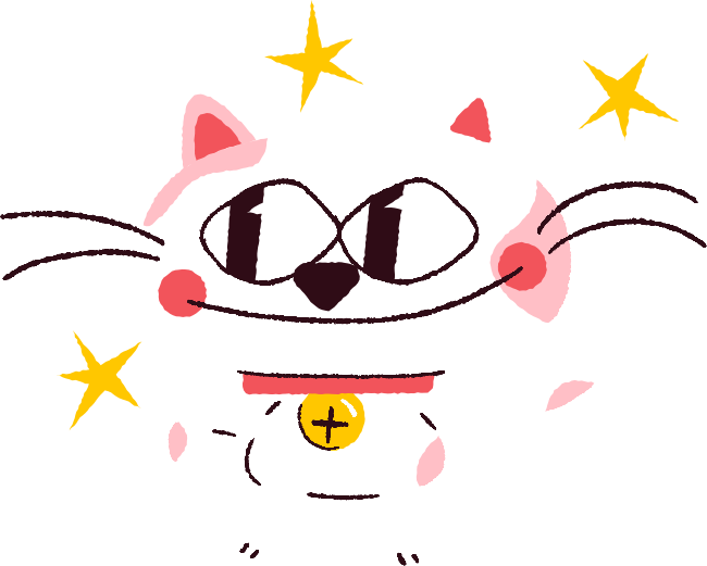 Tama, a RevenueCat Friends character, waving