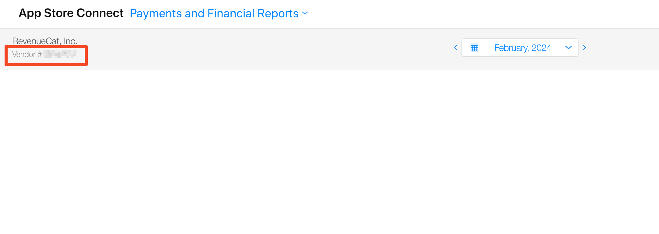 Vendor Number location